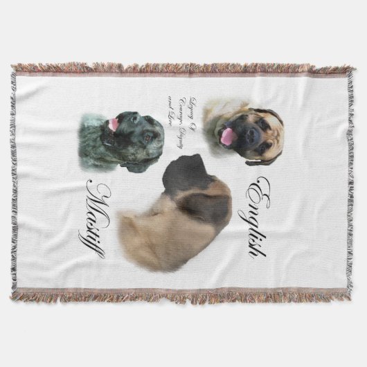 Engelse Mastiff Art Deken (Voorkant)