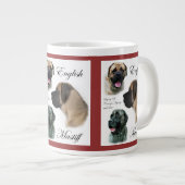 Engelse Mastiff Art Grote Koffiekop (Voorkant rechts)