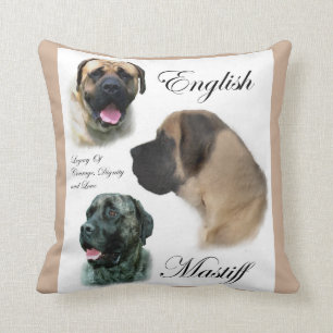 Engelse Mastiff Art Kussen