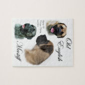 Engelse Mastiff Art Legpuzzel (Horizontaal)