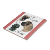 Engelse Mastiff Art Tegeltje (Zijkant)