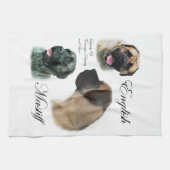 Engelse Mastiff Art Theedoek (Horizontaal)