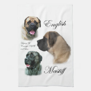 Engelse Mastiff Art Theedoek