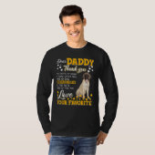 Engelse Mastiff Beste papa Bedankt dat je mijn vad T-shirt (Voorkant volledig)