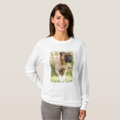Engelse Mastiff-dames met lange hoes T-Shirt (Voorkant volledig)