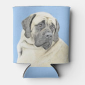 Engelse mastiff (Fawn)-schilderij - Oorspronkelijk Blikjeskoeler (Voorkant)