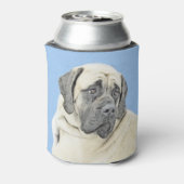 Engelse mastiff (Fawn)-schilderij - Oorspronkelijk Blikjeskoeler (Blikje Achterkant)