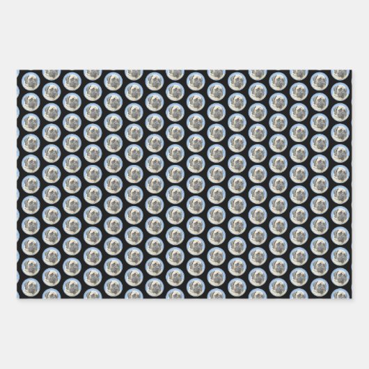 Engelse mastiff (Fawn)-schilderij - Oorspronkelijk Inpakpapier Vel (Voorkant 3)