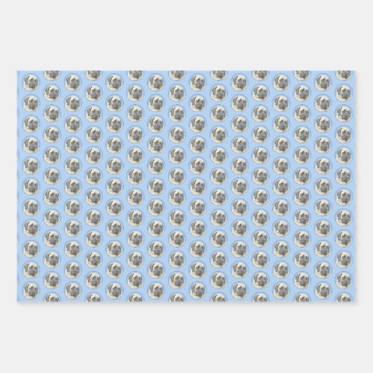 Engelse mastiff (Fawn)-schilderij - Oorspronkelijk Inpakpapier Vel (Voorkant)