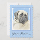 Engelse mastiff (Fawn)-schilderij - Oorspronkelijk Kaart (Voorkant)