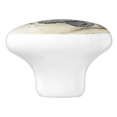 Engelse mastiff (Fawn)-schilderij - Oorspronkelijk Keramische Knop (Zijkant)