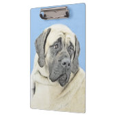 Engelse mastiff (Fawn)-schilderij - Oorspronkelijk Klembord (Links)