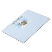 Engelse mastiff (Fawn)-schilderij - Oorspronkelijk Notitieblok (Schuin)
