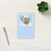 Engelse mastiff (Fawn)-schilderij - Oorspronkelijk Post-it® Notes (Kantoor)
