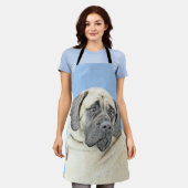 Engelse mastiff (Fawn)-schilderij - Oorspronkelijk Schort (Gedragen)