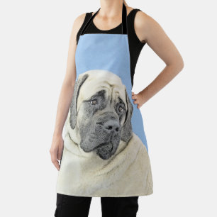 Engelse mastiff (Fawn)-schilderij - Oorspronkelijk Schort