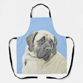 Engelse mastiff (Fawn)-schilderij - Oorspronkelijk Schort (Voorkant)