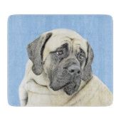 Engelse mastiff (Fawn)-schilderij - Oorspronkelijk Snijplank (Voorkant)