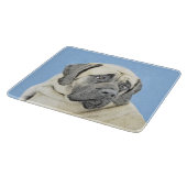 Engelse mastiff (Fawn)-schilderij - Oorspronkelijk Snijplank (Hoek)