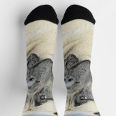 Engelse mastiff (Fawn)-schilderij - Oorspronkelijk Sokken (Top)