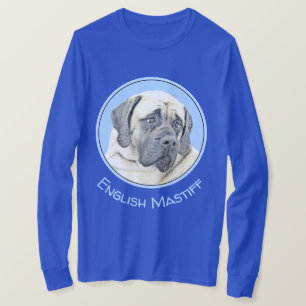 Engelse mastiff (Fawn)-schilderij - Oorspronkelijk T-shirt
