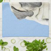 Engelse mastiff (Fawn)-schilderij - Oorspronkelijk Theedoek (Gevouwen)