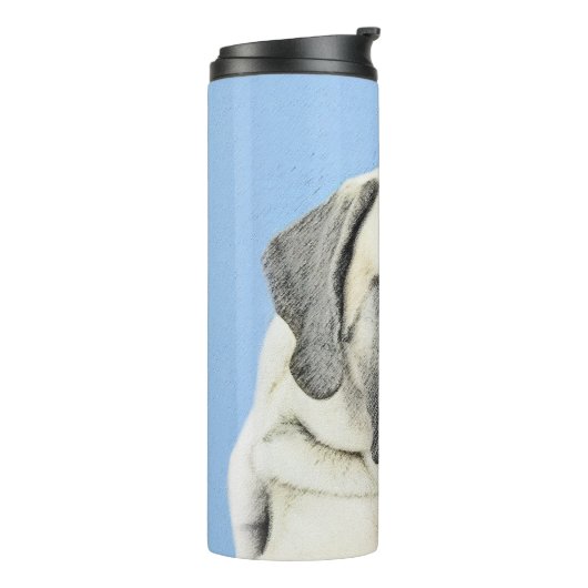 Engelse mastiff (Fawn)-schilderij - Oorspronkelijk Thermosbeker (Gedraaid links)