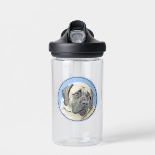 Engelse Mastiff (Fawn) Schilderij - Originele Hond Waterfles