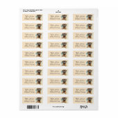 Engelse Mastiff-hond retouradres Etiket (Full Sheet)