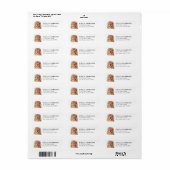 Engelse Mastiff-hond retouradreslabels Etiket (Full Sheet)