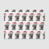 Engelse Mastiff-hondenras Kerstmis Tissuepapier (Voorkant)