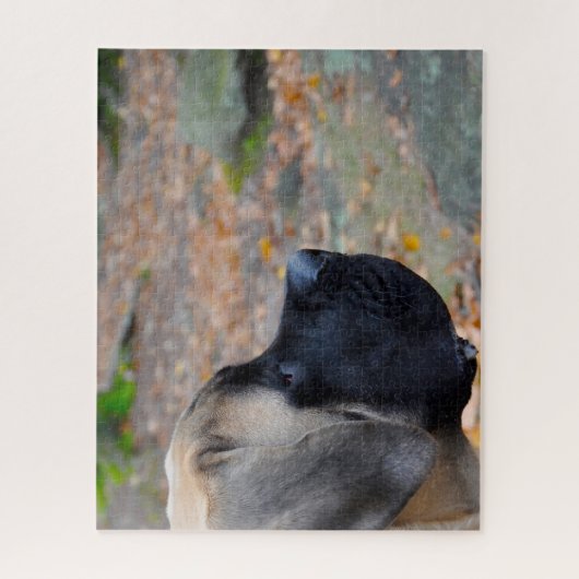 Engelse Mastiff. Legpuzzel (Verticaal)
