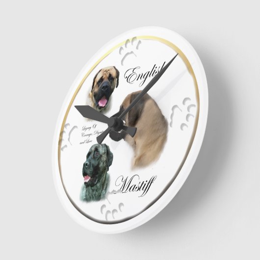 Engelse Mastiff Lovers Ronde Klok (Hoek)
