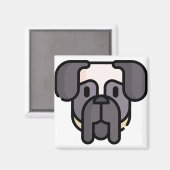 Engelse Mastiff Magneet (Voorkant / Achterkant)
