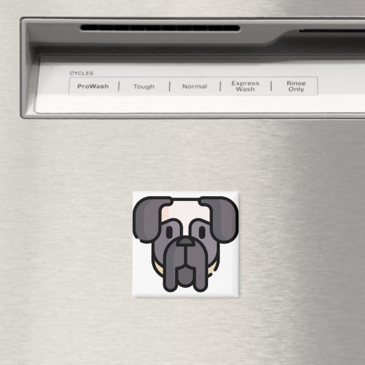 Engelse Mastiff Magneet (Insitu (Vaatwasser))