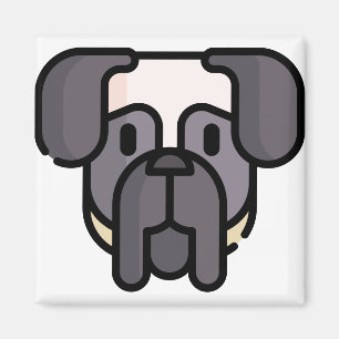 Engelse Mastiff Magneet