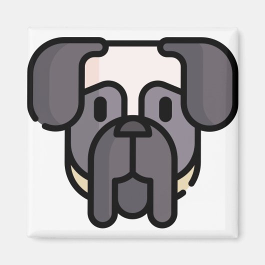 Engelse Mastiff Magneet (Voorkant)
