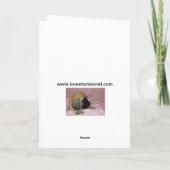 Engelse Mastiff Puppy gekroond tot prinses Kaart (Achterkant)