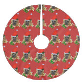 Engelse Mastiff Puppy Kerstmis Kerstboom Rok (Voorkant)