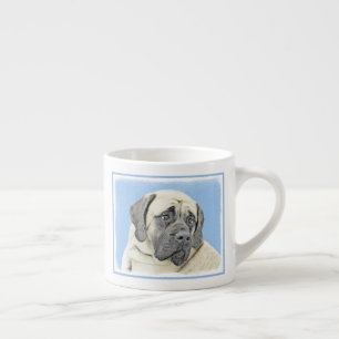 Engelse Mastiff (Reh) Schilderij - Originele Honde Espresso Kop