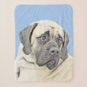Engelse Mastiff (Reh) Schilderij - Originele Honde Sherpa Deken