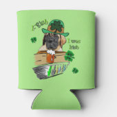 Engelse Mastiff St Patricks Day Gifts Blikjeskoeler (Achterkant)