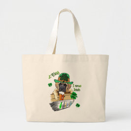 Engelse Mastiff St Patricks Grote Tote Bag
