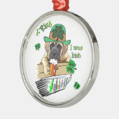Engelse Mastiff St Patricks Metalen Ornament (Links)