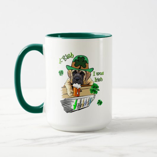 Engelse Mastiff St Patricks Mok (Links)