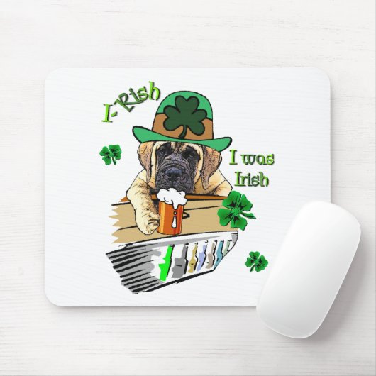 Engelse Mastiff St Patricks Muismat (Met muis)