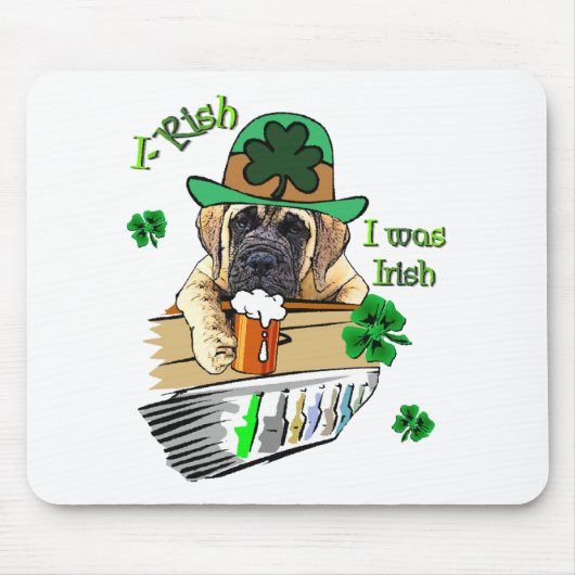 Engelse Mastiff St Patricks Muismat (Voorkant)