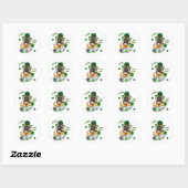 Engelse Mastiff St Patricks Ronde Sticker (Vel)