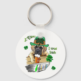 Engelse Mastiff St Patricks Sleutelhanger