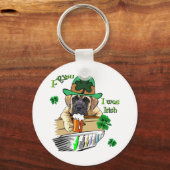 Engelse Mastiff St Patricks Sleutelhanger (Voorkant)